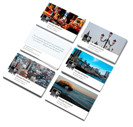 FACEBOOK CARDS - CARTÃO DE VISITA FACEBOOK GRÁTIS - WWW.MOO.COM